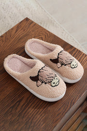 Parchment Plush Slippers