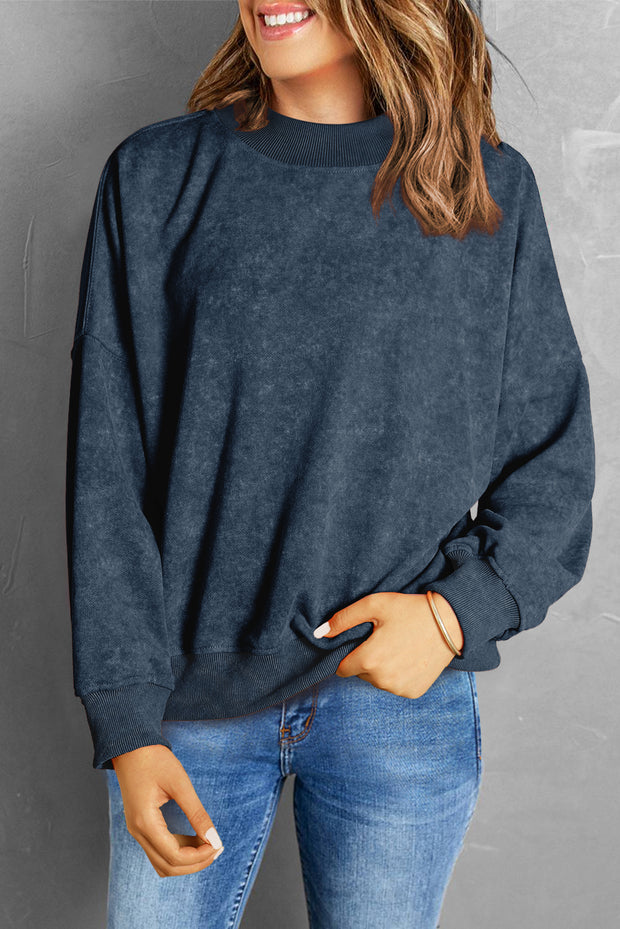 Sky Blue Pullover Sweatshirt