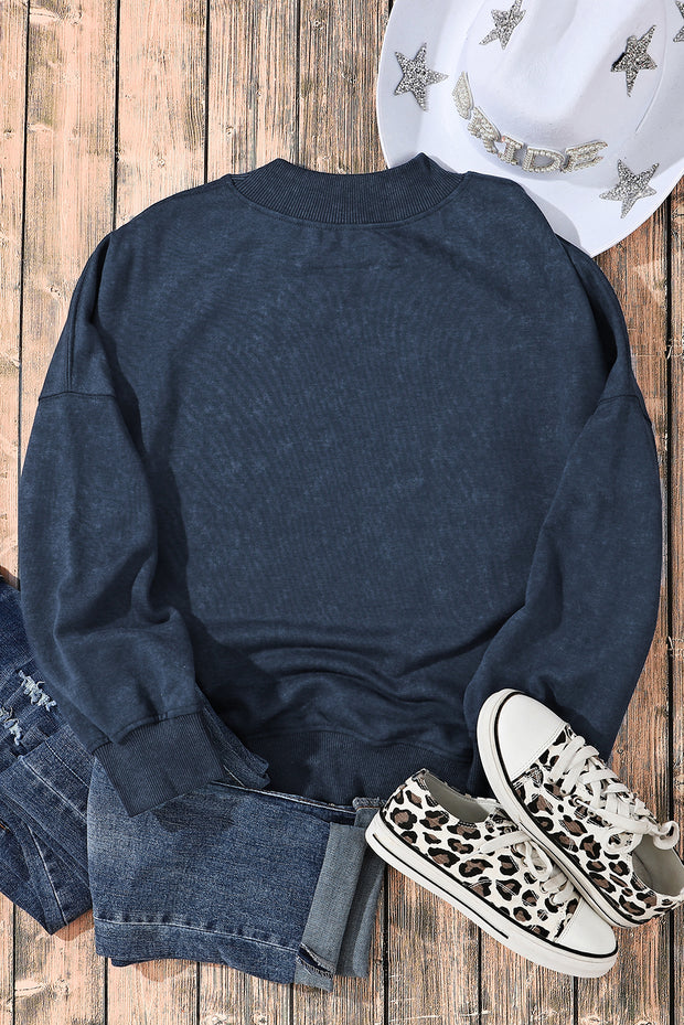 Sky Blue Pullover Sweatshirt