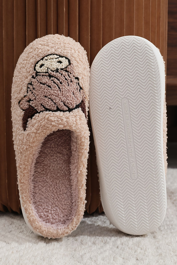 Parchment Plush Slippers