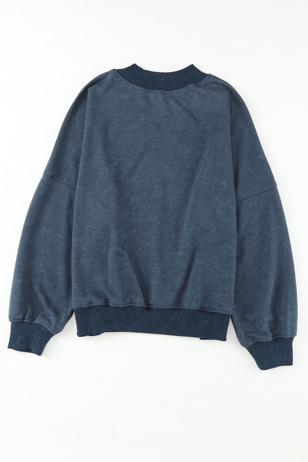 Sky Blue Pullover Sweatshirt
