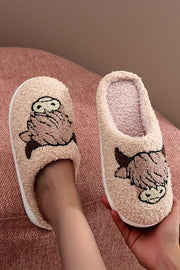 Parchment Plush Slippers