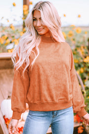 Orange Pullover Sweatshirt