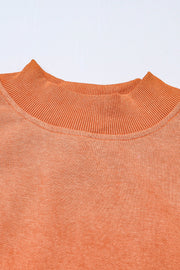 Orange Pullover Sweatshirt