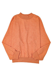 Orange Pullover Sweatshirt