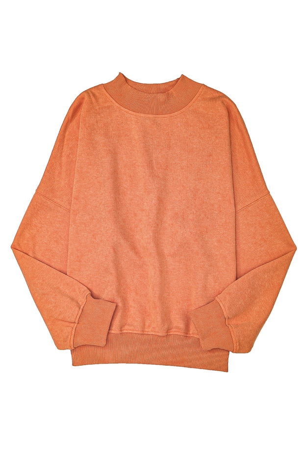 Orange Pullover Sweatshirt