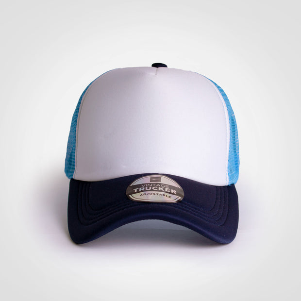 Vintage Trucker Three-Tone Cap