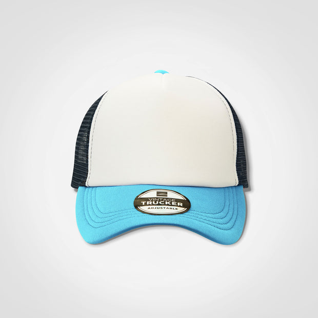 Vintage Trucker Three-Tone Cap