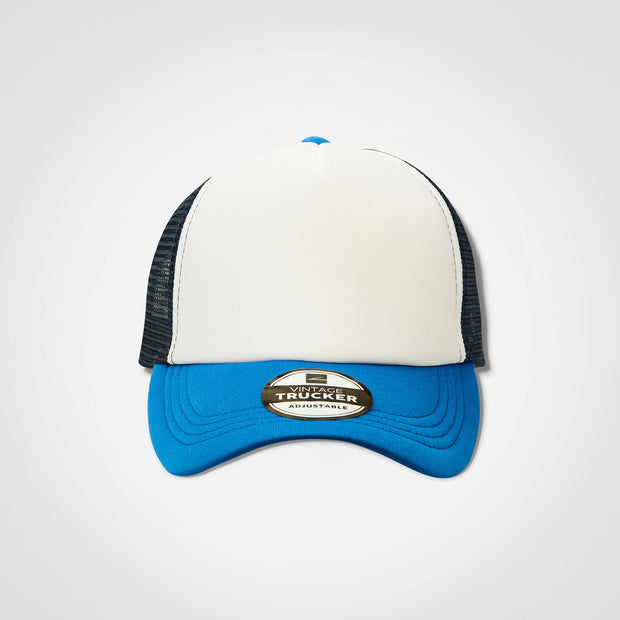 Vintage Trucker Three-Tone Cap