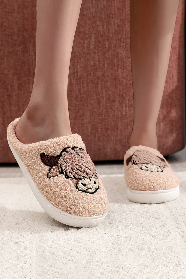 Parchment Plush Slippers
