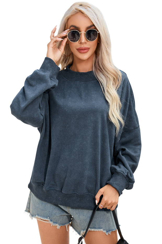 Sky Blue Pullover Sweatshirt