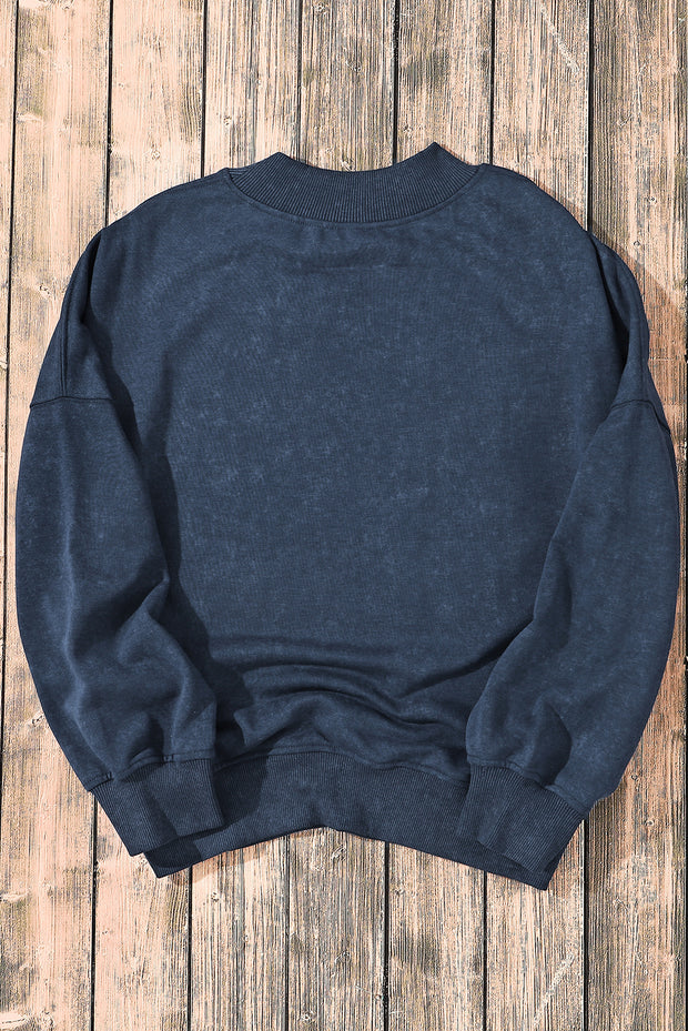 Sky Blue Pullover Sweatshirt