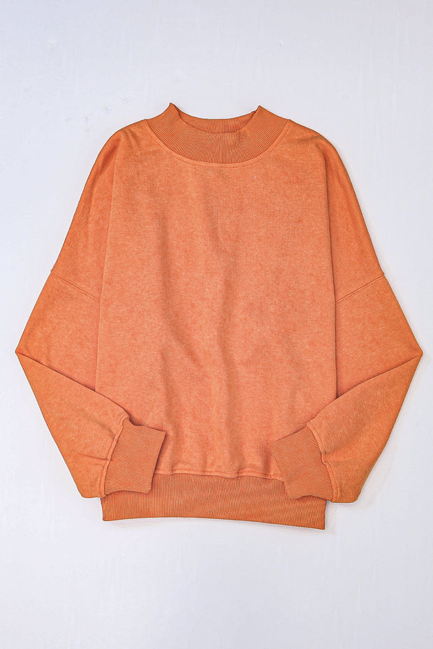 Orange Pullover Sweatshirt
